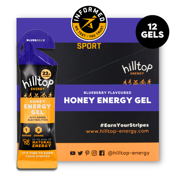 Hilltop Energy Blueberry Gel – 1 Case (12 x 30g)